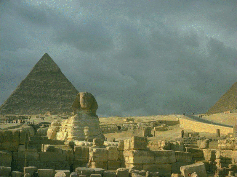 Египетские пирамиды отдых  путешествия  пирамиды  сфинкс  пылевая буря