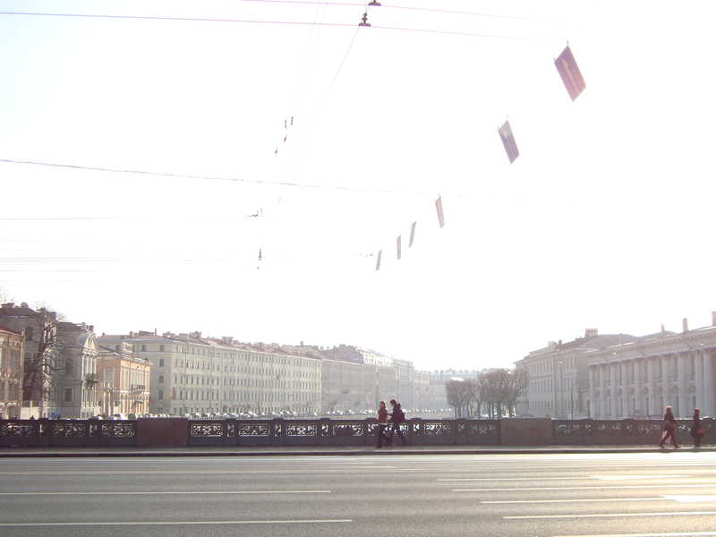 the most мост  город  Санкт-Петербург  весна  прогулка