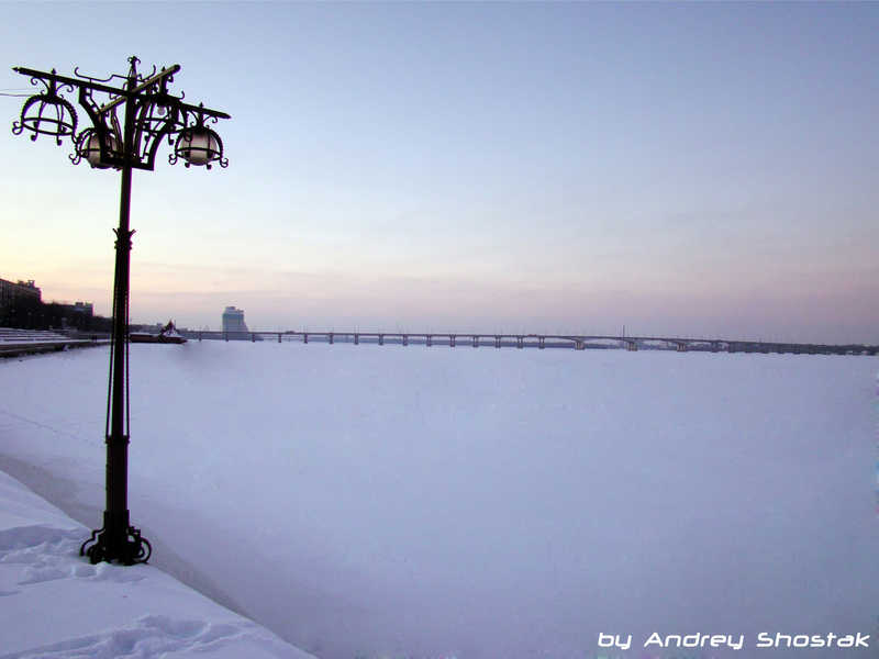 Одинокий фонарь... Днепропетровск