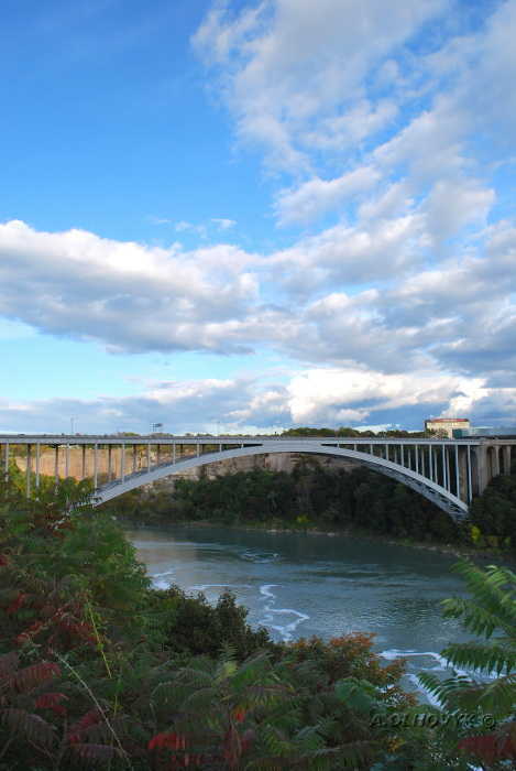 Мост Канада-Америка Классные пейзажи  мосты  adolh